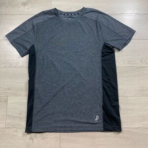 Penn Black Grey Short Sleeve Workout Shirt